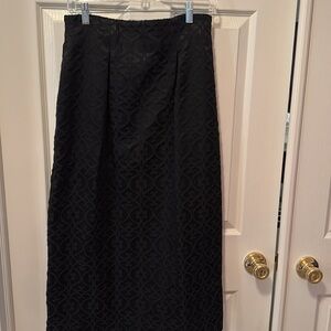 Straight maxi skirt